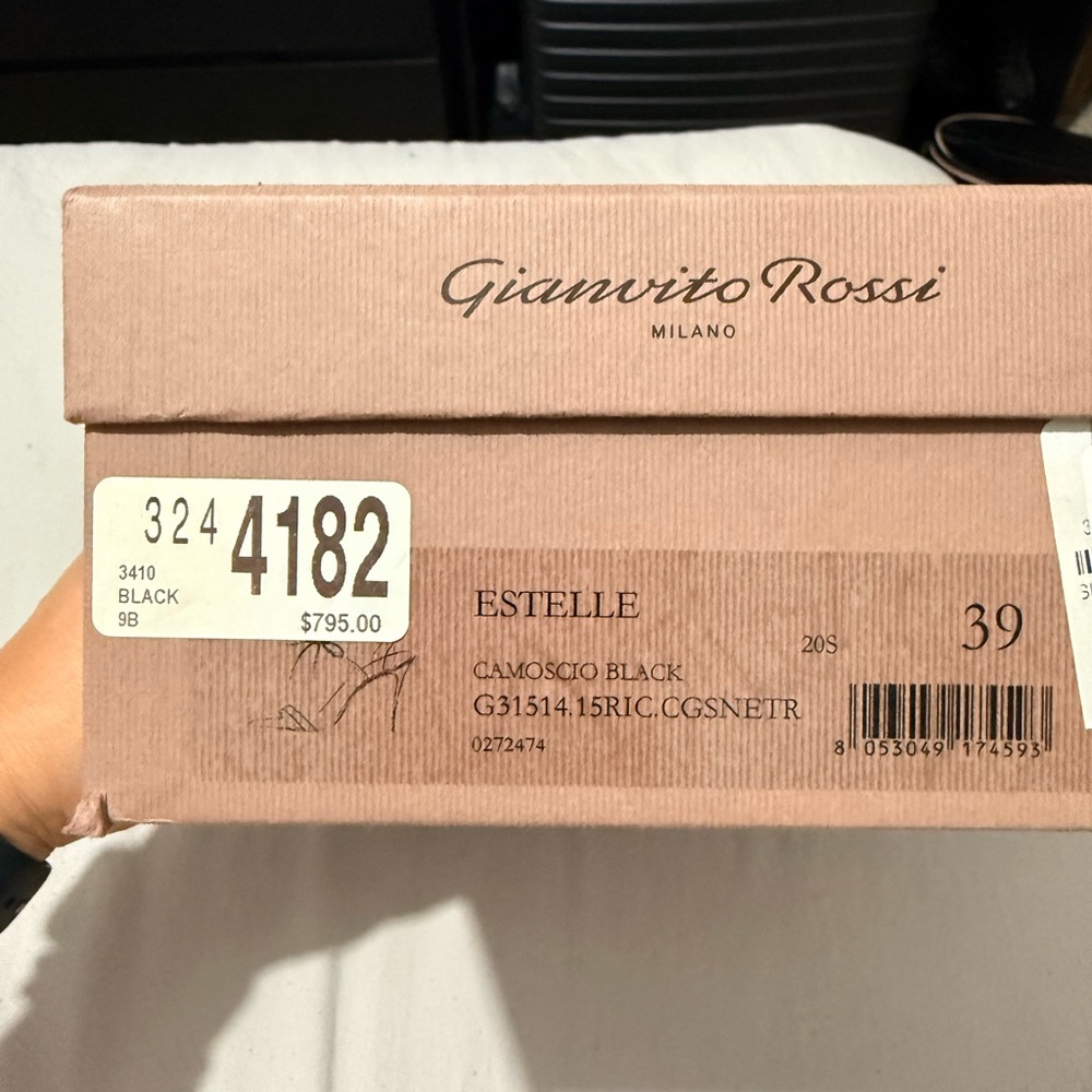 Gianvito Rossi Estelle suede and TPU sandals - Picture 8 of 9